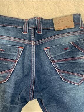 Vintage Revolution Jeans with Red Contrast Stitching